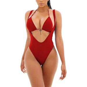 Women's Sexy Halter Bikini Set  Push-Up 2 Piece Brazilian High Cut Swimsuit